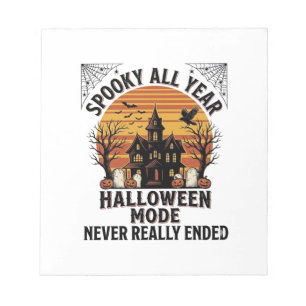 Bloc-note Chemise rétro Halloween pour les amateurs de saiso