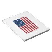 Bloc-note Chemise vectorielle du drapeau américain en détres (Incliné)