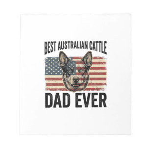Bloc-note Chemise vintage patriotique papa Australian Cattle