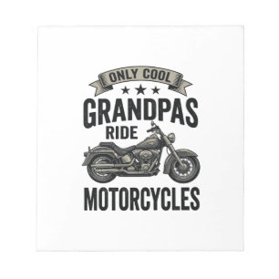 Bloc-note Chemises de biker vintage pour grands-pères cool e