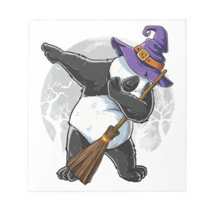 Bloc-note Chemises de Halloween Dabbing Panda, Halloween 202
