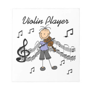 Bloc-note Chemises et Cadeaux pour Joueuse de Violon en Silh