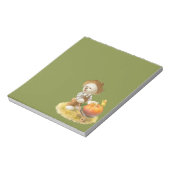 Bloc-note Cher fermier chien avec Citrouille (Tourné)