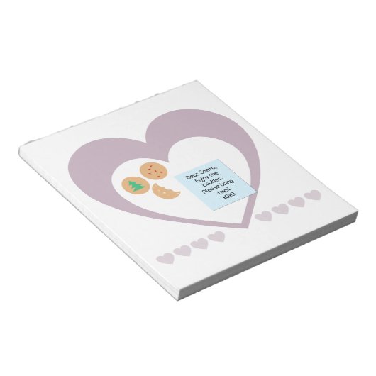 Bloc-note Cher Père Noël - Apportez des jouets (Incliné)