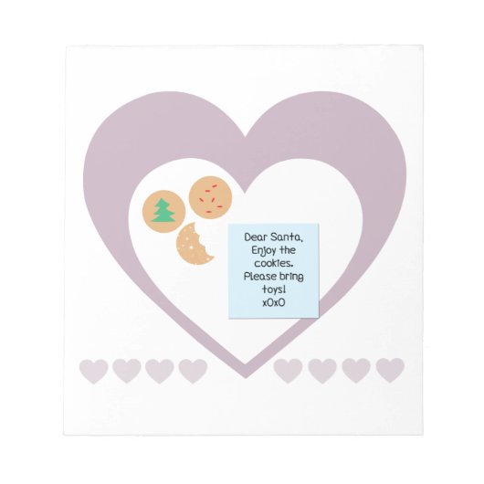 Bloc-note Cher Père Noël - Apportez des jouets (Devant)