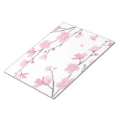 Bloc-note Cherry Blossom - Arrière - plan transparent (Incliné)