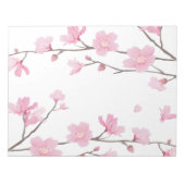 Bloc-note Cherry Blossom - Arrière - plan transparent (Devant)