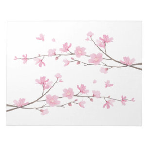 Bloc-note Cherry Blossom - Arrière - plan transparent