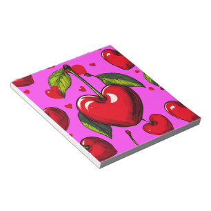 Bloc-note Cherry Hearts