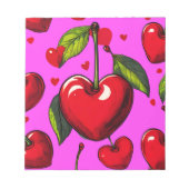 Bloc-note Cherry Hearts (Devant)