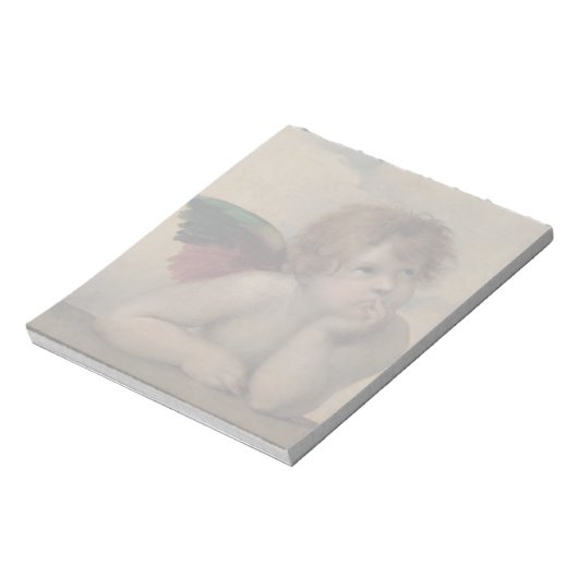 Bloc-note Cherub de Sistine Madonna par Raphael (Tourné)