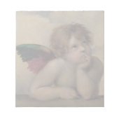 Bloc-note Cherub de Sistine Madonna par Raphael (Devant)