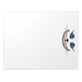 Bloc-note Cheshire Cat Smile  (Devant)