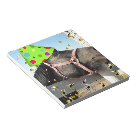 Bloc-note Cheval animal de fête (Incliné)