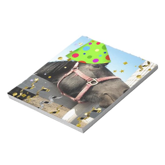 Bloc-note Cheval animal de fête (Tourné)