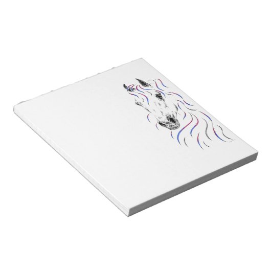 Bloc-note Cheval arabe élégant (Incliné)