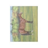Bloc-note Cheval Brown Bay Quarter (Tourné)