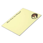 Bloc-note Cheval Brown celtique Jaune (Incliné)
