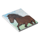 Bloc-note Cheval courir peinture libre (Incliné)