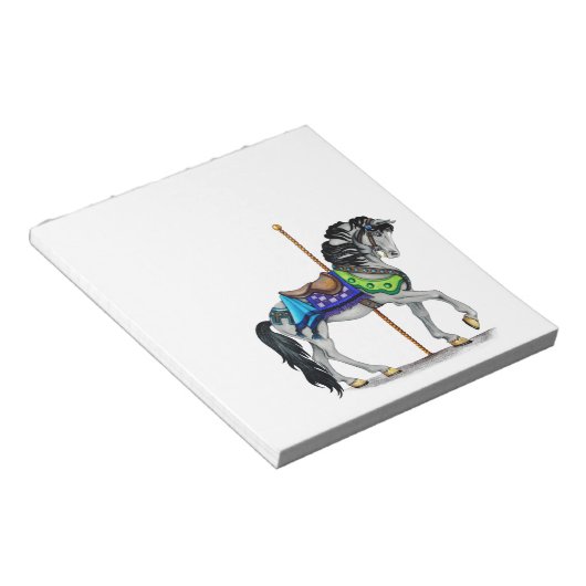 Bloc-note Cheval de carrousel (Incliné)