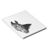 Bloc-note Cheval de Graphite (Incliné)