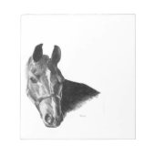 Bloc-note Cheval de Graphite (Devant)