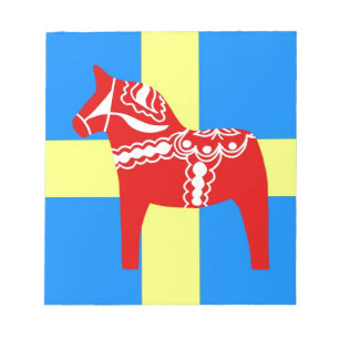 Bloc-note Cheval de la Suède Dala