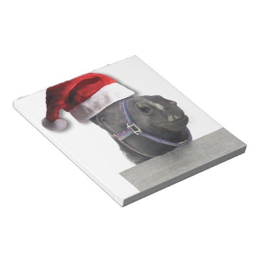 Bloc-note Cheval de Noël (Incliné)