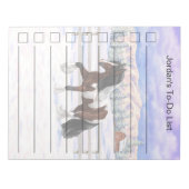 Bloc-note Cheval de Tinker Tinker Gypsy Vanner Brown Pinto (Devant)