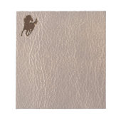 Bloc-note Cheval en cuir (Devant)