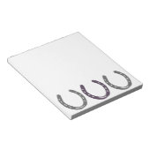 Bloc-note Cheval équestre à thème Chaussures Motif (Incliné)