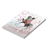 Bloc-note Cheval fille (Tourné)