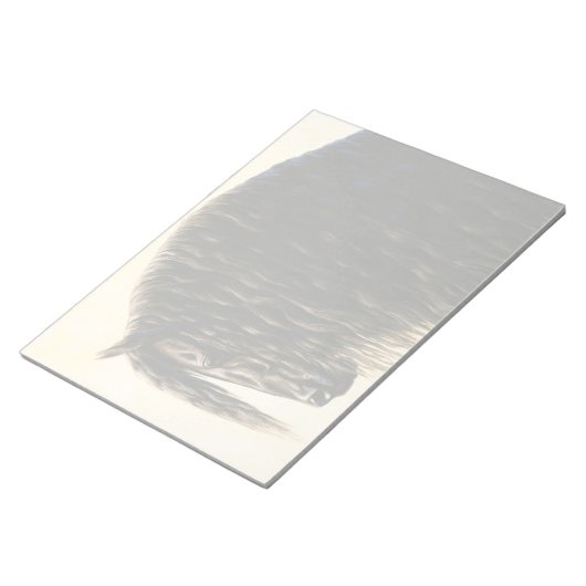 Bloc-note Cheval noir Friésien (Incliné)