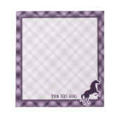 Bloc-note Cheval pourpre (Devant)