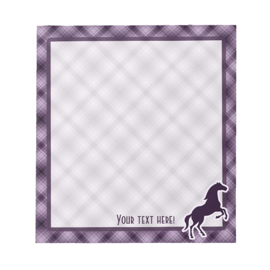 Bloc-note Cheval pourpre (Devant)