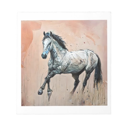 Bloc-note cheval trottant (Devant)