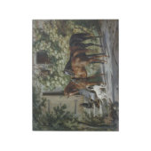 Bloc-note Chevaux à la Porche (par Albrecht Adam) (Tourné)