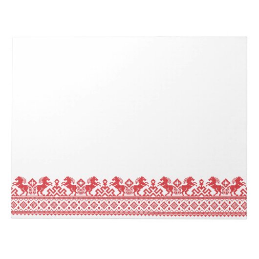 Bloc-note Chevaux d'élevage (Devant)