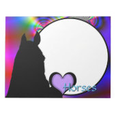 Bloc-note Chevaux du coeur I (fractal 50) (Devant)