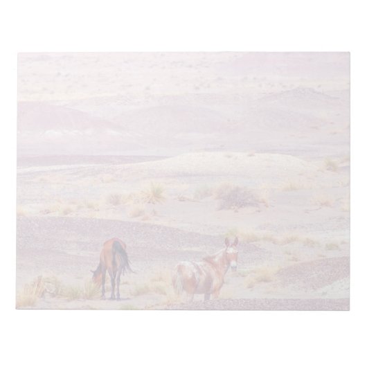 Bloc-note Chevaux du désert P8639 (Devant)