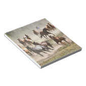 Bloc-note Chevaux en rafle, Montana (Incliné)