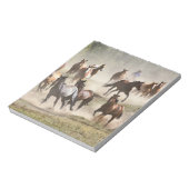 Bloc-note Chevaux en rafle, Montana (Tourné)