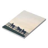 Bloc-note Chevaux équestres à la clôture du pâturage (Tourné)