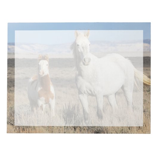 Bloc-note Chevaux sauvages chez eux dans le bassin de Sandwa (Devant)