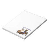 Bloc-note Chèvre amusante au bureau Chèvre Rodéo Humour de t (Tourné)