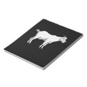 Bloc-note Chèvre portant un masque médical (Tourné)