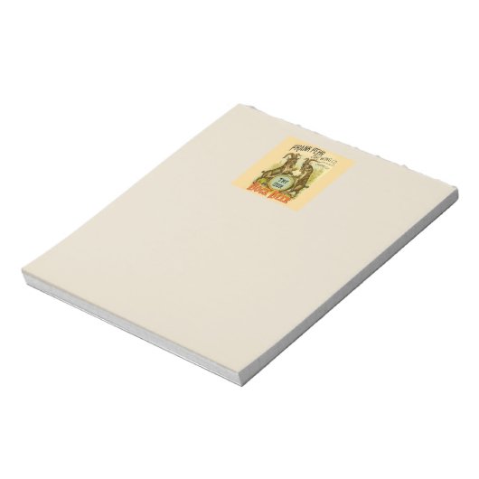 Bloc-note Chèvres Bock Bière Publicité (Tourné)