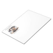 Bloc-note Chèvres du jour pluvieuses mignonnes (Incliné)