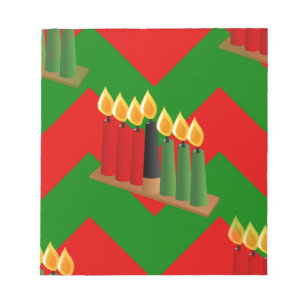 Bloc-note chevron kwanzaa