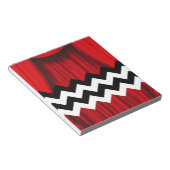 Bloc-note chevron noir lodge (Incliné)